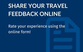 Travel feedback on our website