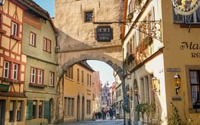Der Röderbogen in Rothenburg ob der Tauber