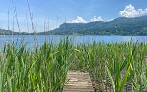 View over Lake Keutschacher See View over Lake Keutschacher See