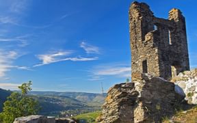 The Grevenberg castle ruins in Traben-Trabach