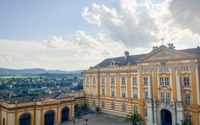 Inner courtyard of Melk Abbey