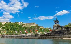 The German Corner in Koblenz