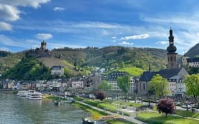 View of the Reichsburg in Cochem
