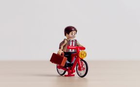 Lego cyclist