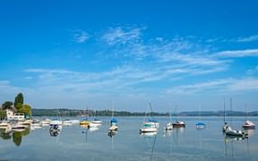 Ein kleiner Hafen am Bodensee Ein kleiner Hafen am Bodensee