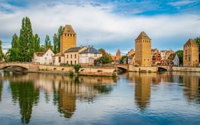 The Ponts Couverts in Strasbourg
