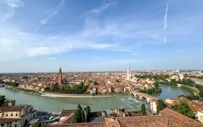 Panoramic view over Verona Panoramic view over Verona