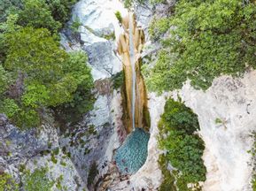 The Lefkada Waterfall