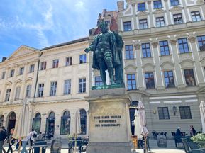 Statue von Hans Jakob Fugger in Augsburg