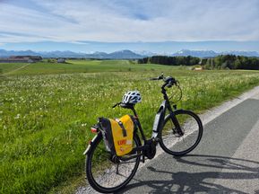 Bicycle with panorama view