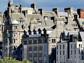 Häuser der Altstadt von Edinburgh