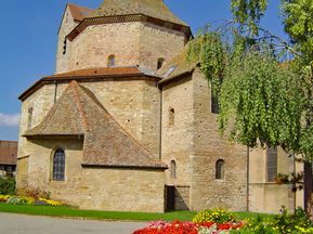 Romanische Abteikirche in Ottmarsheim