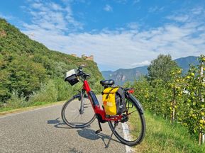 Rental bike in the South Tyrolean countryside