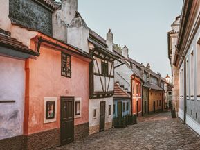 The golden alley in Prague