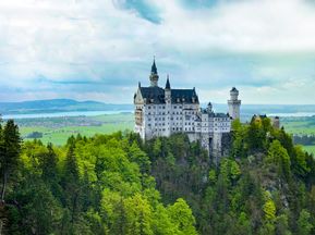 Blick auf Schloss Neuschwanstein