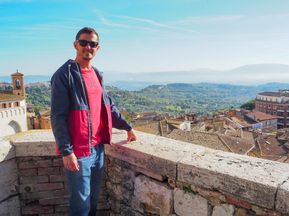 Ausblick über Perugia