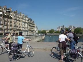 Radfahrer in Rennes