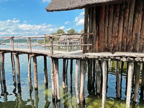 Footbridges at the lake dwellings
