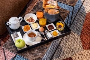 Frühstück im Hotel Le Colombier