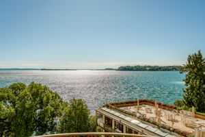 View from the hotel onto Lake Garda