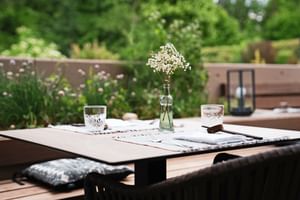 Terrasse im Bergrose Hideaway