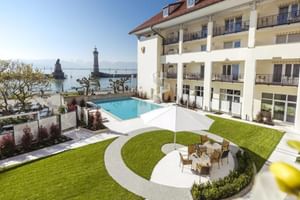 Garden and outdoor pool