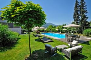 Garten vom Hotel Ertl in Spittal