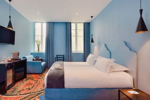 Double room blue Jules Cesar Arles