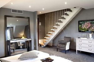 Doppelzimmer im Hotel Logis Le Parc