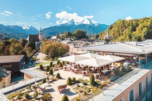 Dachterrasse vom Hotel Edelweiss