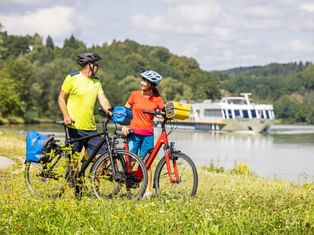 Radpause an der Donau Radpause an der Donau