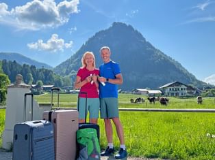 Gepäcktransport im Salzkammergut