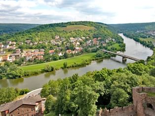 View at the river Main