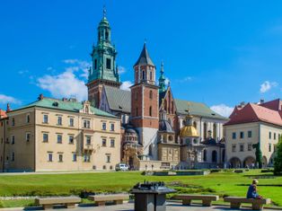 Die Burg Wawel in Krakau