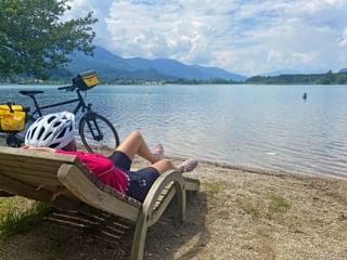 Cycle break at the Faaker See