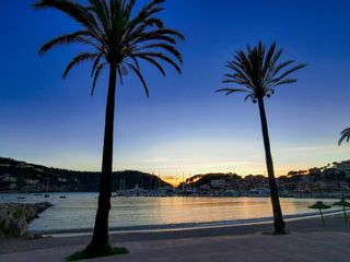 Sunset at the beach in Majorca