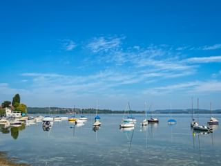 A small harbour on Lake Constance