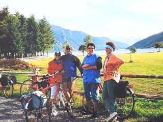 Eurobike guests on the Ten Lakes Tour in the 90s
