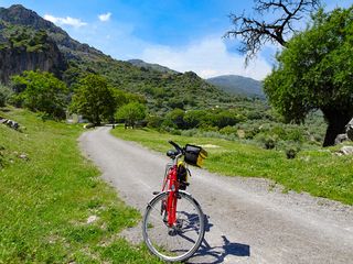 Cycle path near Lucena