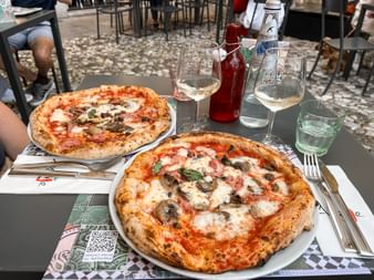 Radpause Pizza in Friaul