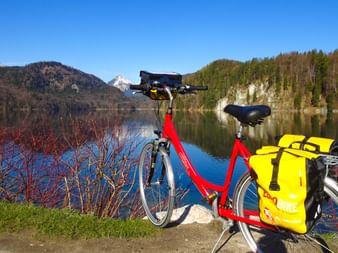 Bicycle at a lake