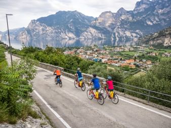 Bike path with view to Torbole
