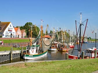 East Frisian settlement by the sea