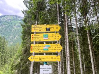 Signposts in Krimml