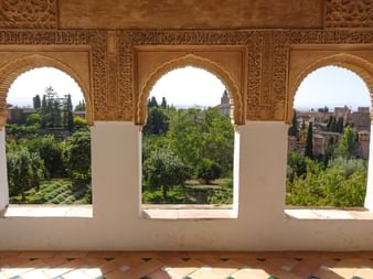 Window arches in Alhambra