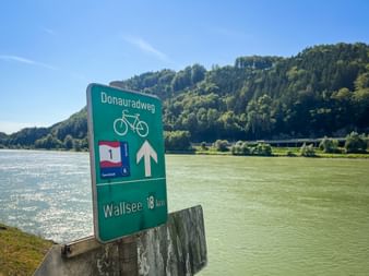 Beschilderung Donauradweg