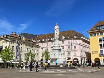 Waltherplatz in Bolzano Waltherplatz in Bolzano