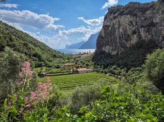 View of Lake Garda from Castel Penede View of Lake Garda from Castel Penede