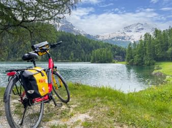 Eurobike hire bike at Lake Champferersee