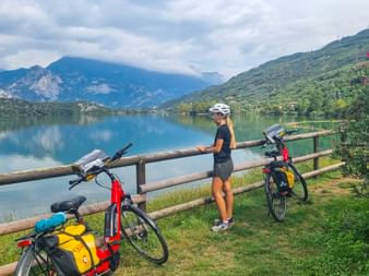 Cycle break at Lago di Cavedine